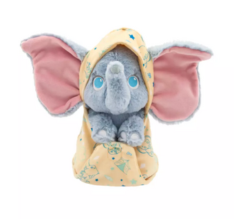 Disney Parks Dumbo Small Plush in Swaddle Babies in a Blanket Toy New With Tag