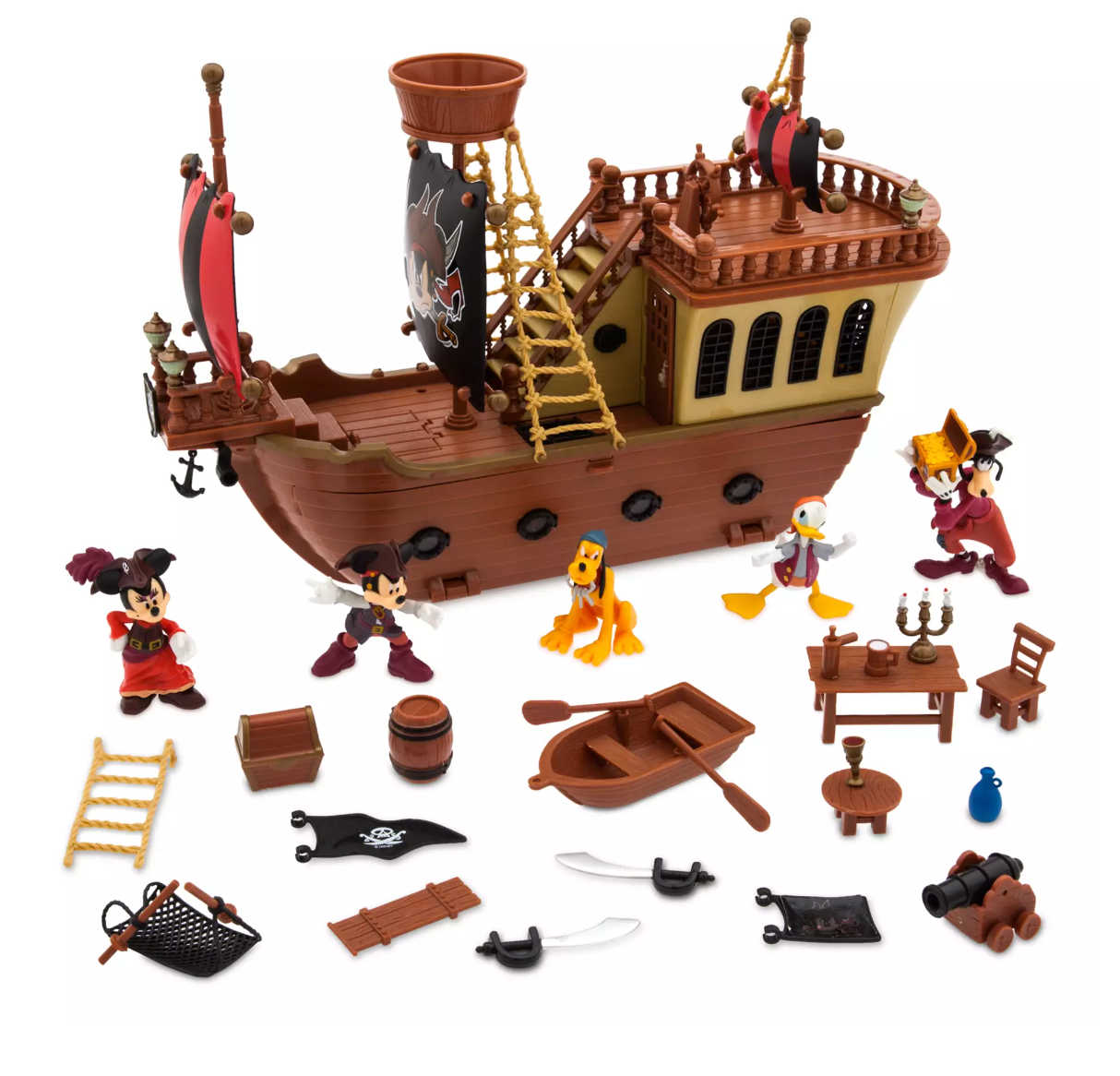 Disney Parks Pirates of the Caribbean Mickey and Friends Ship Playset New Box