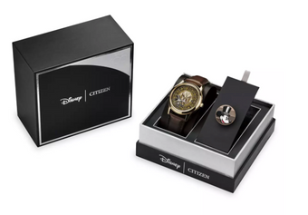 Disney Mickey Mouse ''Hidden Mickeys'' Disney100 Watch and Pin Box Citizen New