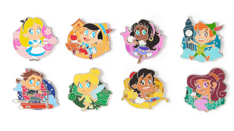 Disney Parks Animated Cuties Mystery Pin Set New With Tag