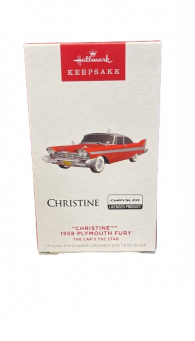 Hallmark 2024 Keepsake Christine 1958 Plymouth Fury Christmas Ornament New w Box