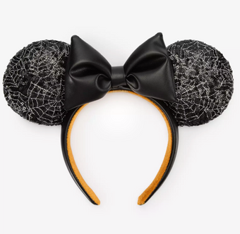 Disney Parks Minnie Mouse Halloween Ear Headband for Adults New with Tag