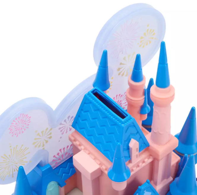Disney Parks Mickey Minnie Mouse Cinderella Castle Coin Bank WDW
