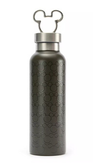 Disney Parks Mickey Mouse Icon Stainless Steel Water Bottle New