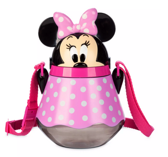 Disney Parks Minnie Mouse Travel Mug with Strap New With Tag