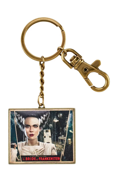Universal Studios Monsters Bride of Frankenstein Poster Keychain New with Tag