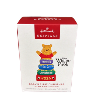 Hallmark Disney Winnie the Pooh Baby's First Christmas 2026 Ornament New W Box