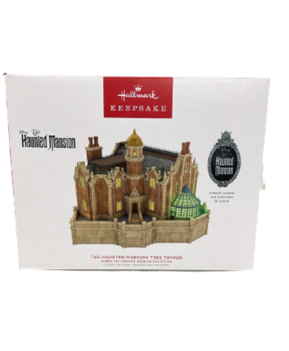 Hallmark 2023 Keepsake Disney The Haunted Mansion Musical Tree Topper New w Box