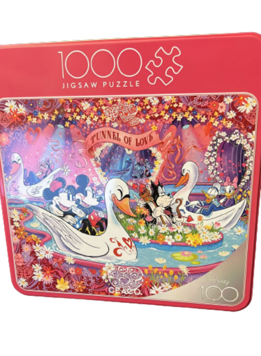 Disney 100 Celebration Mickey Friends Tunnel of Love 1000pcs Jigsaw Puzzle New