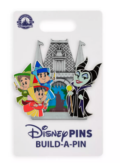 Disney Parks Maleficent Good Fairies Build-a-Pin Starter Set Fantasyland New