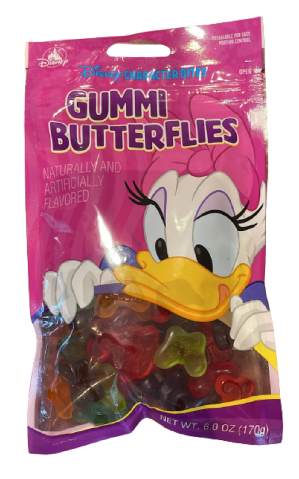 Disney Parks Gummi Butterflies Disney Characters Fun to Share 6 OZ New Sealed