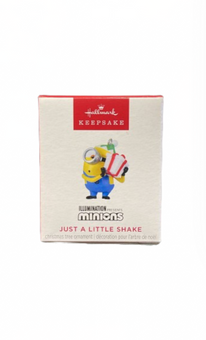 Hallmark 2024 Keepsake Mini Minions Just a Little Shake Ornament New with Box