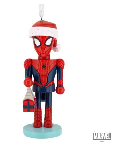 Hallmark Disney Marvel Spiderman Nutcracker Christmas Tree Ornament New