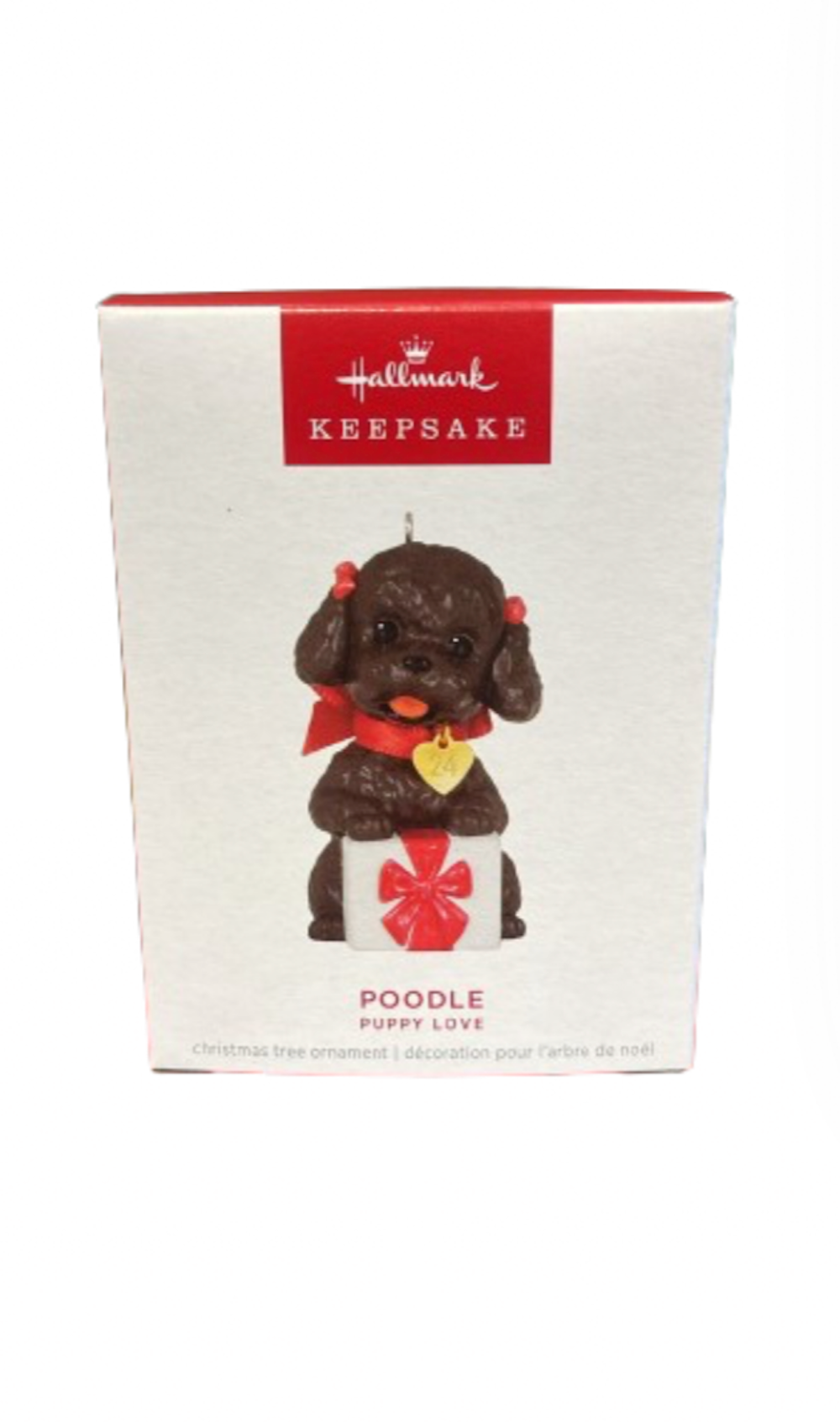Hallmark 2024 Keepsake Puppy Love Poodle 2024 Christmas Ornament New with Box