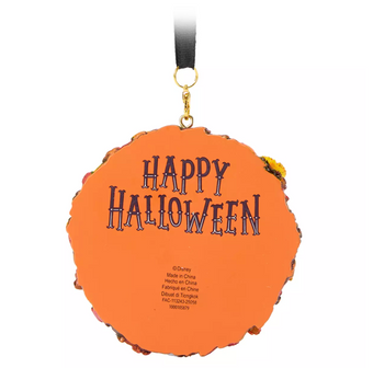 Disney Parks Halloween Mickey Jack-o'-Lantern Wreath Christmas Ornament New Tag
