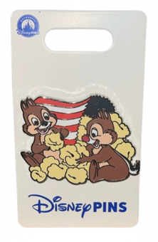 Disney Parks Chip n Dale Popcorn Pin New with Card