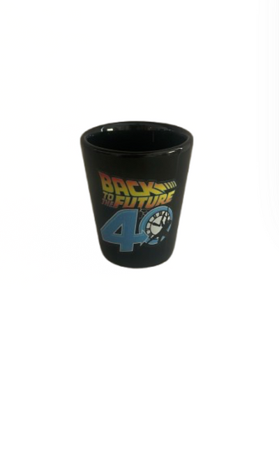 Universal Studios 40th Back To The Future Movie Ceramic Shot Glass New