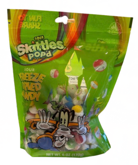 Disney Parks Sour Skittles Popd Freeze Dried Candy New Sealed