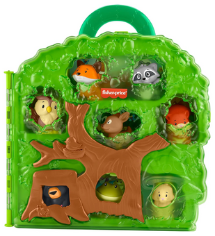 Fisher-Price Little People Toddler Toy Forest Friends Case Playset New With Box