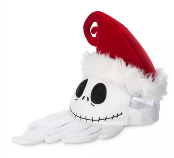 Disney Parks Halloween 2024 Santa Jack Skellington Baseball Cap Hat New With Tag