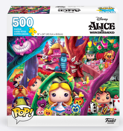 Disney’s classic Alice in Wonderland Funk Pop 500 pcs Puzzle New with Box