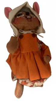Annalee Dolls 2022 6in Pilgrim Girl Chipmunk Plush New with Tag