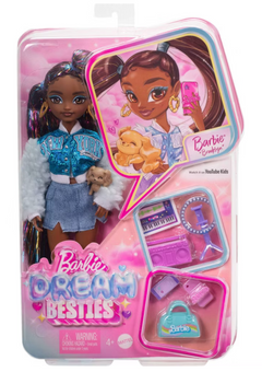 Barbie Dream Besties Barbie Brooklyn Fashion Doll Brown Hair Toy New with Box