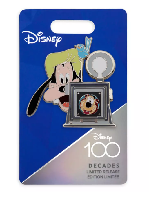 Disney Parks Goofy and Humphrey Bear Pin Hold That Pose Disney100 New With Tag