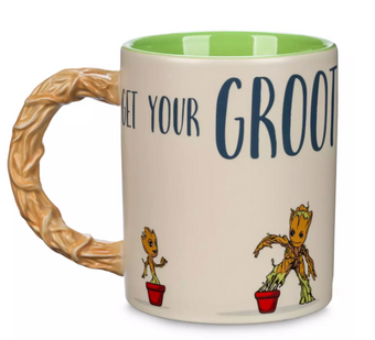 Disney Parks Groot 'Get Your Groot On! Guardians of Galaxy Coffee Mug New W Tag