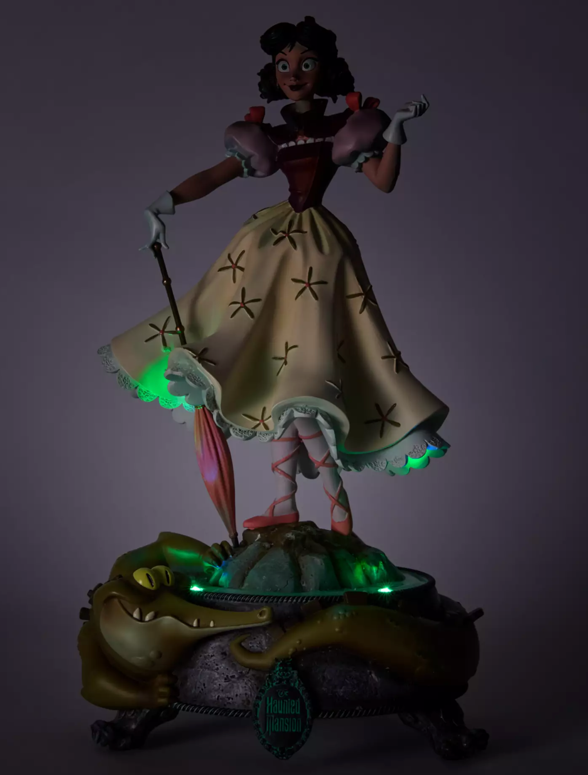 Disney Parks The Haunted Mansion Sarah Sally Slater Light Up Figure Figurine New