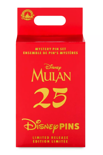 Disney Parks Mulan 25th Anniversary Mystery Pin Blind Pack New With Box