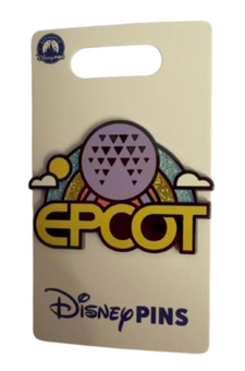 Disney Parks 2026 WDW Icon Epcot Rainbow Pin New With Card