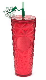 Disney Parks Walt Disney World Holiday Starbucks Travel Tumbler – Red New W Tag