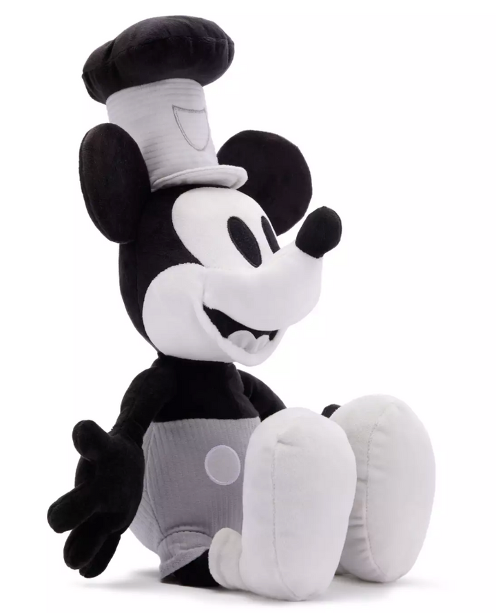 Disney Parks Mickey Mouse Steamboat Willie 1928 Medium Plush Toy