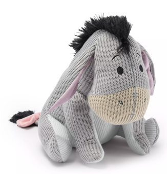 Disney Parks Winnie the Pooh Eeyore 10-Inch Knit Plush Toy New With Tag