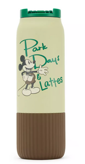 Disney Parks WDW Mickey Mouse Starbucks Water Bottle Park Days & Lattes New Tags