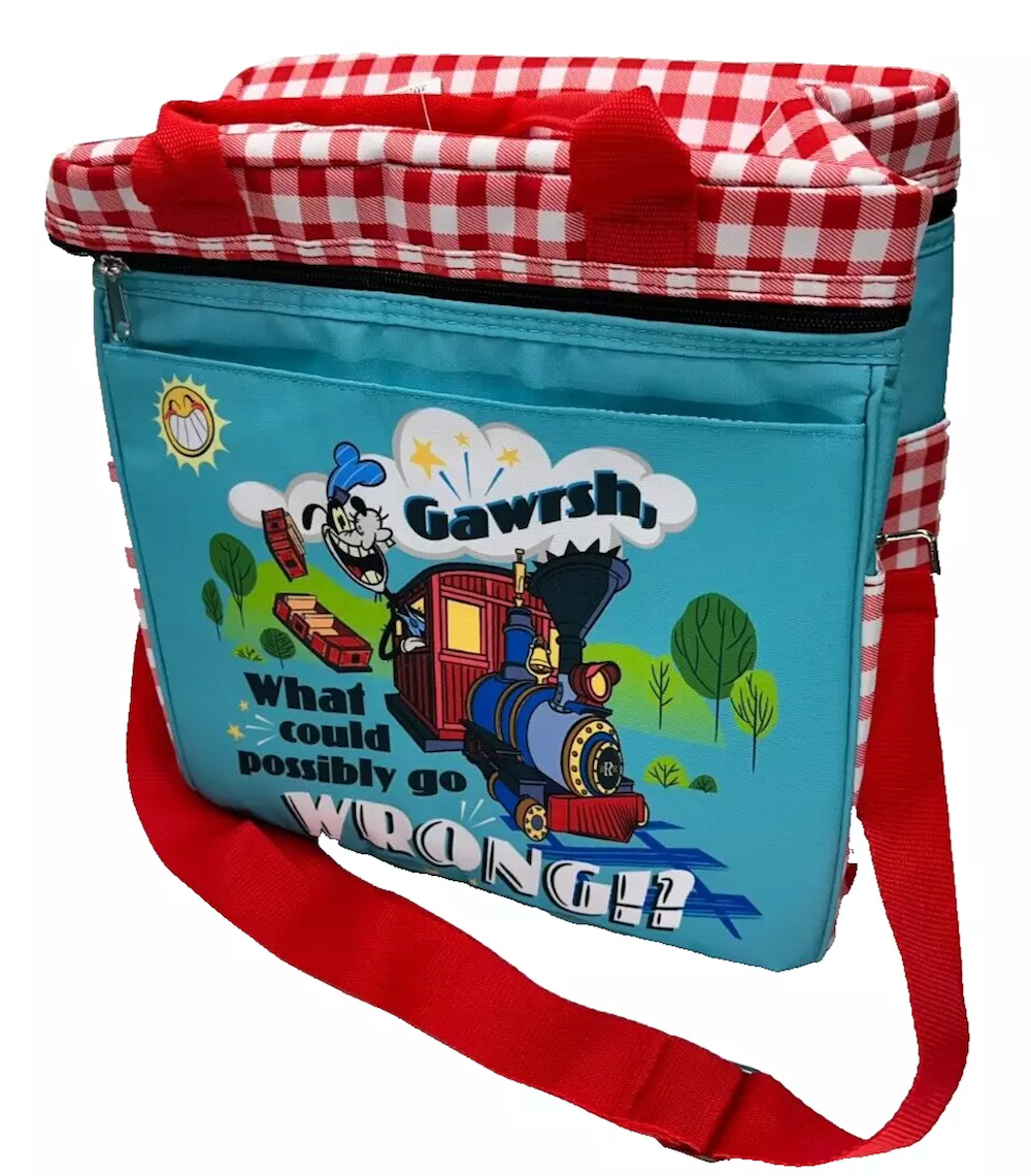 Disney Parks Mickey and Minnie Runaway Railway Picnic Soft Cooler New with Tag