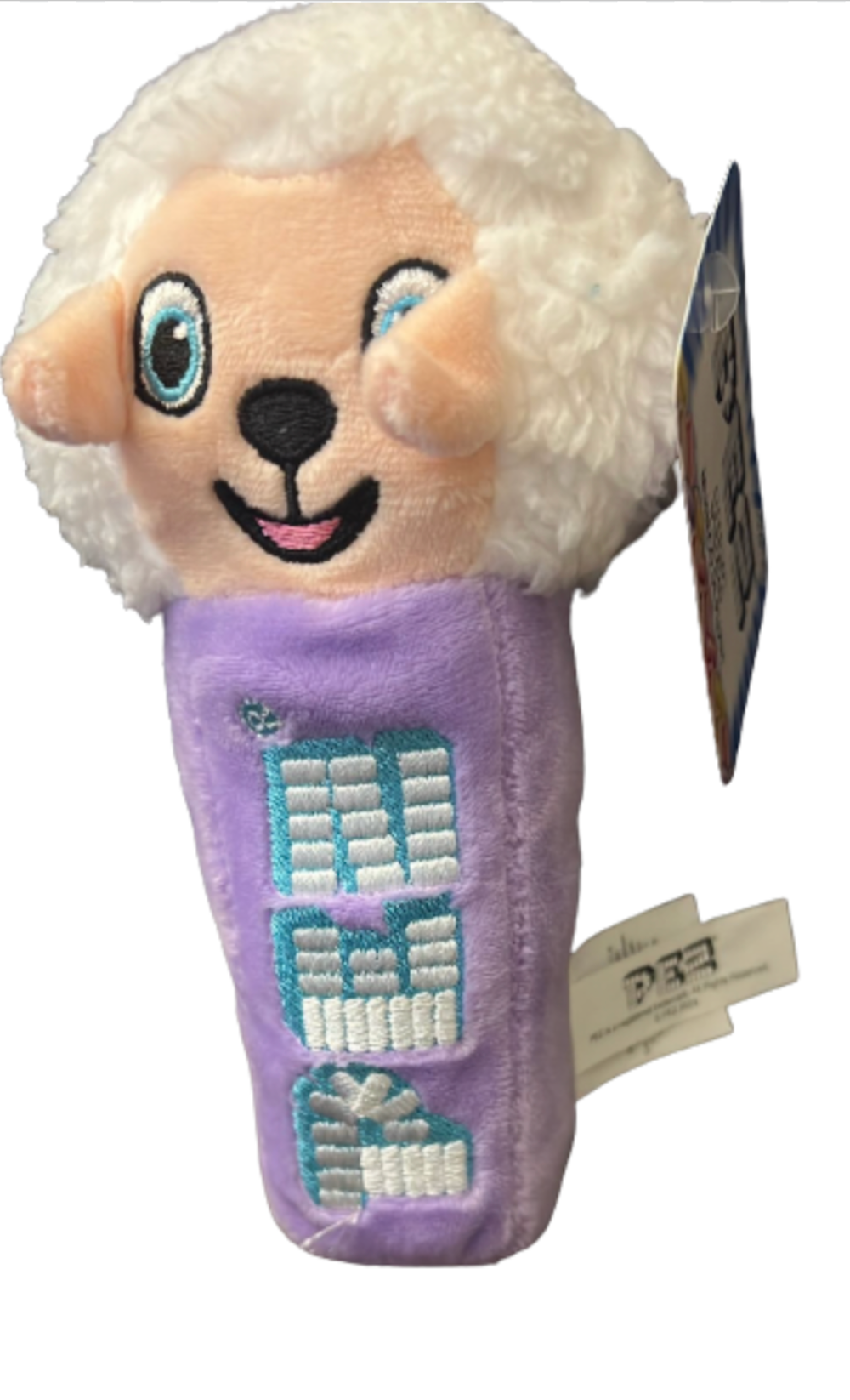 Pez Dispenser 2023 Purple Easter Spring Lamb Sheep 7" Plush New with Tag