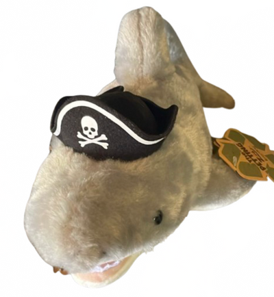 Disney Parks Pirates of the Caribbean Capuchin Pirate Shark Plush Toy New W Tag