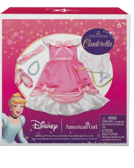 American Girl Disney Cinderella Ball Gown & Accessories for 18-inch Doll New