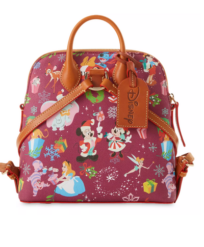 Disney Parks Classics Christmas Dooney & Bourke Backpack New With Tags