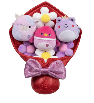 Squishmallows Micromallows 12" Valentines Day Bouquet Plush Set New with Box