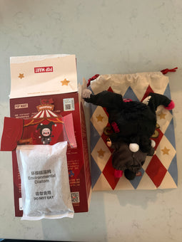 Pop Mart Labubu The Monsters Why So Serious Shadow Joker Vinyl Plush USA New