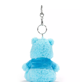 Disney D23 Winnie the Pooh Blue Plush Keychain Bag Charm New with Tag