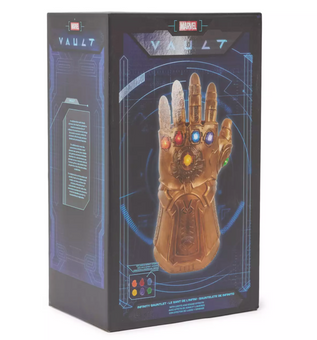 Disney Parks Marvel Vault Infinity Gauntlet with Light and Sound Effect New Box