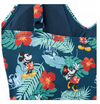 Disney Parks Mickey and Minnie Tropical Swimsuit Women 2X New with Tag