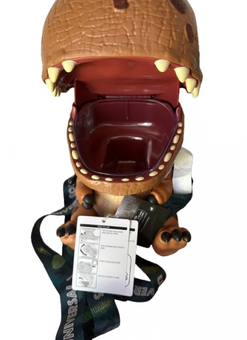 Universal Studios Jurassic World Rebirth Baby T-Rex Popcorn Bucket w Sound New