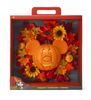 Disney Parks Halloween Mickey Pumpkin Jack-o'-Lantern Light-Up Wreath New w Box