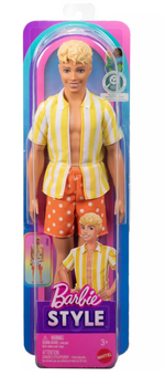 Barbie Fashionistas Style Ken Doll #252 in Orange Outfit Toy New With Tag