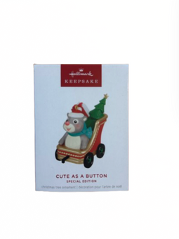 Hallmark 2025 Keepsake Cute as a Button Limited Edition Christmas Ornament New